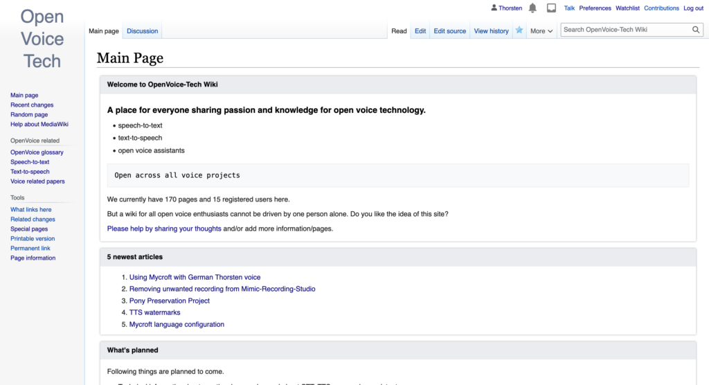 Startseite von https://OpenVoice-Tech.net Wiki